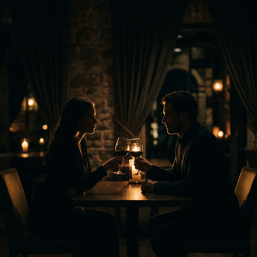 Romantic Dinner in Darkness